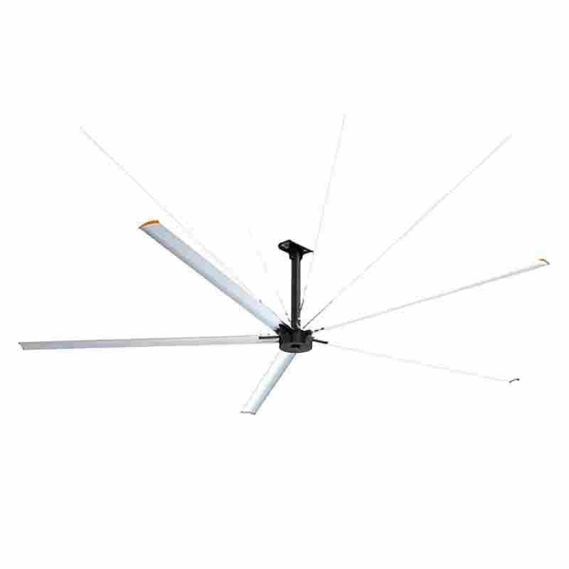 DC Ventilation System Fan Electrical Fan Large Air Volume Ceiling Fan Energy Saving Industrial Rail Equipped Ceiling Fan