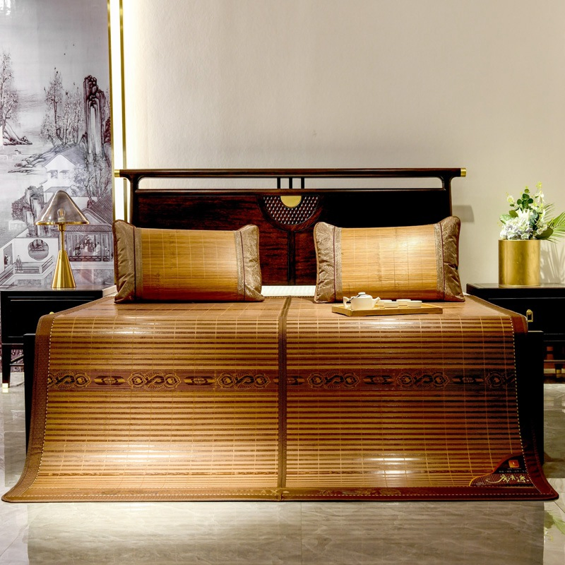 OEM Carbonized Simple Cool Feeling Foldable Bamboo Bedding Mat