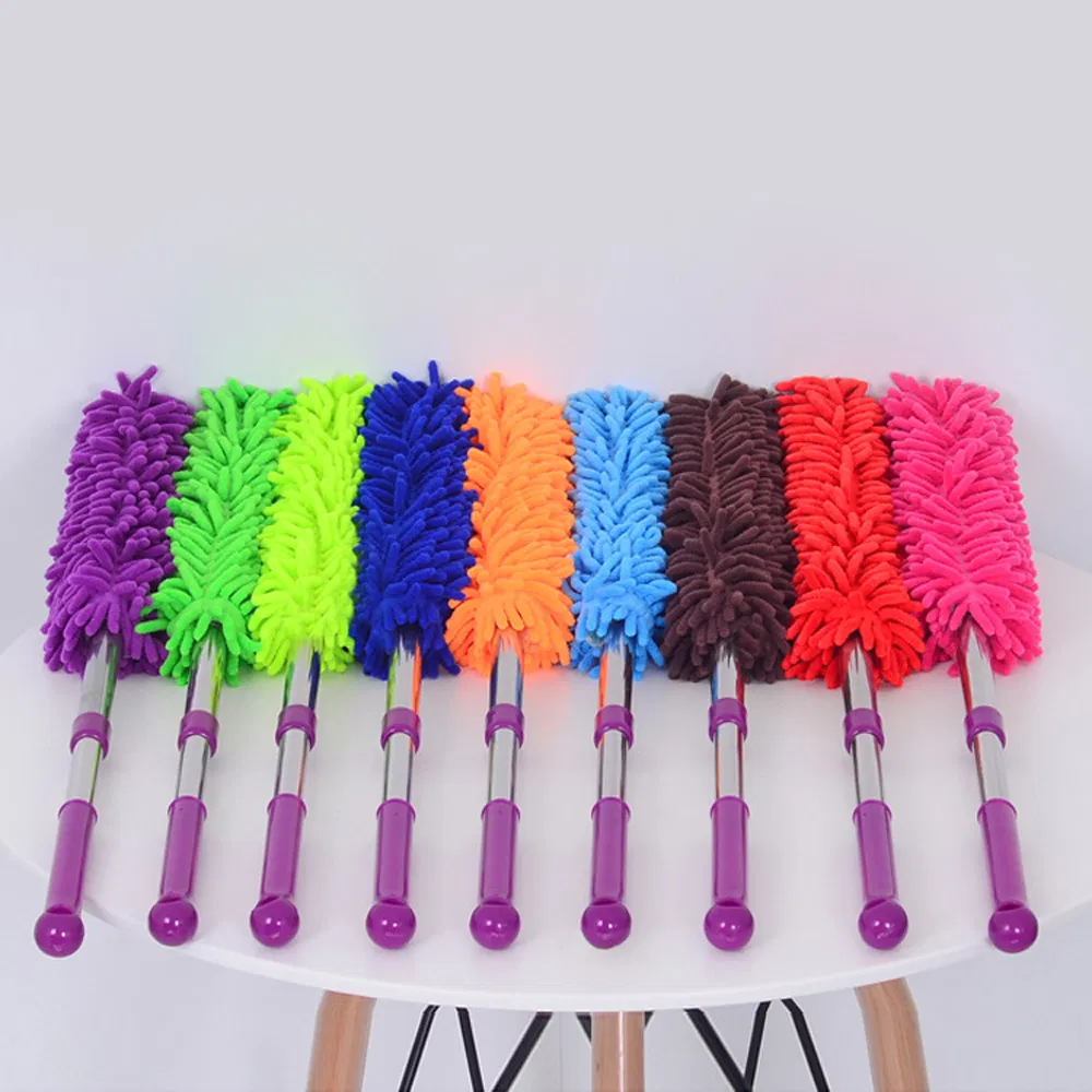 Home Car Wash Cleaning Electrostatic Dust Retractable Chenille Duster