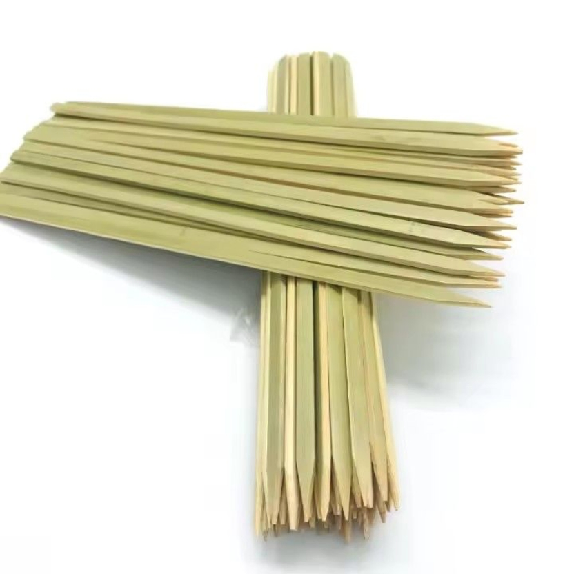 Food Grade Disposable Bamboo BBQ Bamboo Skewers Grilling Sticks