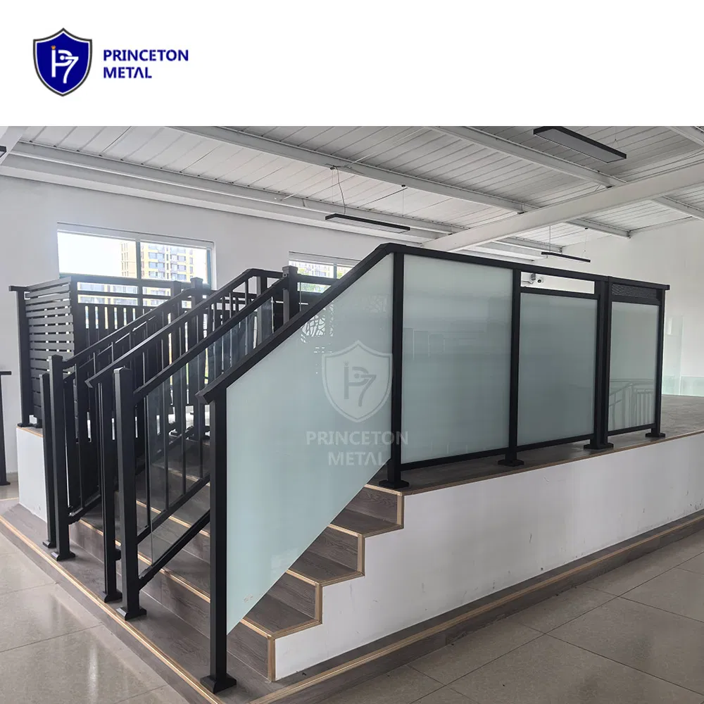 Wholesale Clear Views Post Aluminum Tempered Glass Railing Balustrade for Balcony