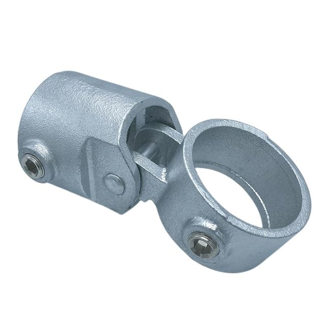 Hot Sales Malleable Iron Key Clamp Fence Pipe Fitting Accessories Single Swivel Combination