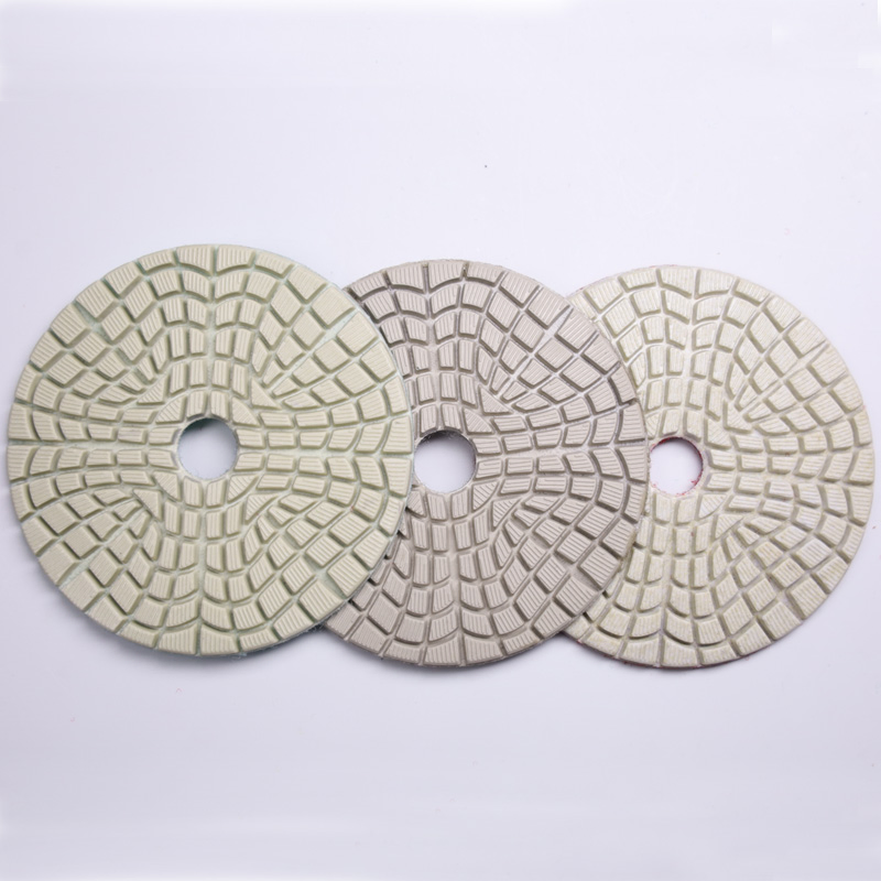 Wholesale 3-Step Wet Flexible Polishing Pad Abrasive Tool for Granite Marble