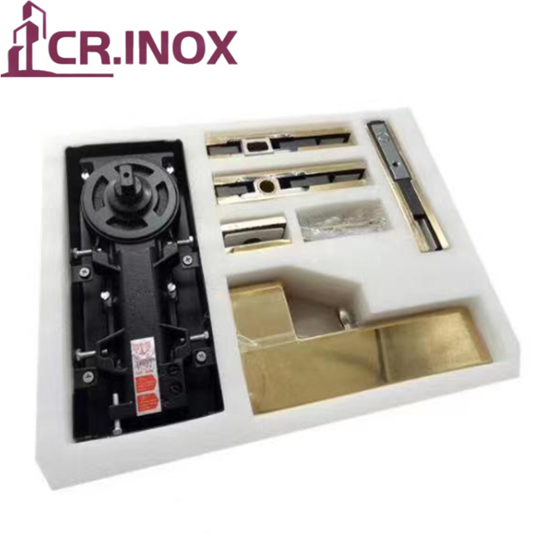 Hot Sale Hydraulic Floor Spring Patch Fitting Pivot Glass Doors Fitting Set