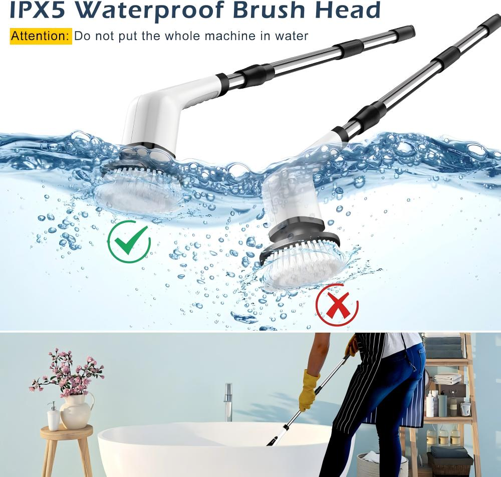 Bathroom Crevice Electric Cleaning Brush Tub and Tile Scrubber Cleaning Products Floor Scrubber Washing Machine