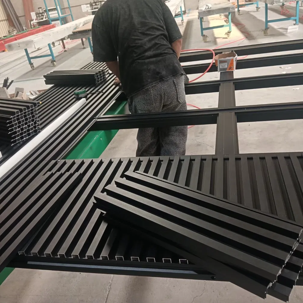 Full Automatic Grid Garage Door Automatic Opening Mechanism Sectional Insulation Garage Door