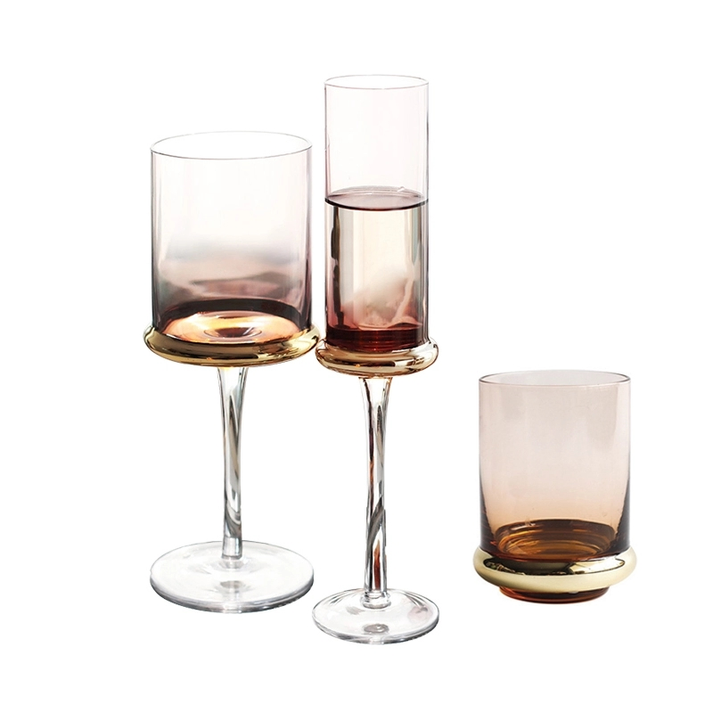 Ins Creative Electroplating Goblet, a Variety of Color Champagne Goblet