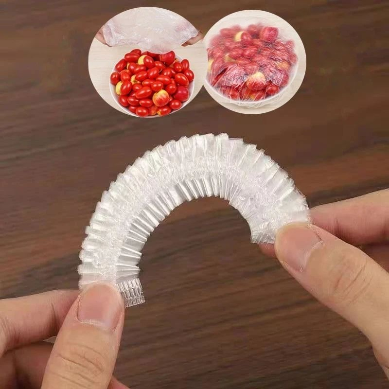 High Quality Transparent Disposable Food Cover PE Plastic Elastic Bowl Covers/Plastic Wrap
