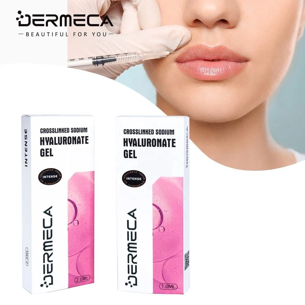 Dermeca Crosslinked Acid Hyaluronic Gel Face Dermal Filler 1ml 2ml