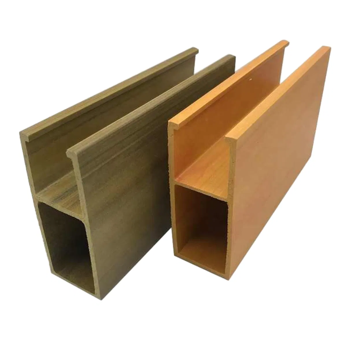 Sleek WPC Ceiling - Quick Installation, Golden Grain, Moisture Proof