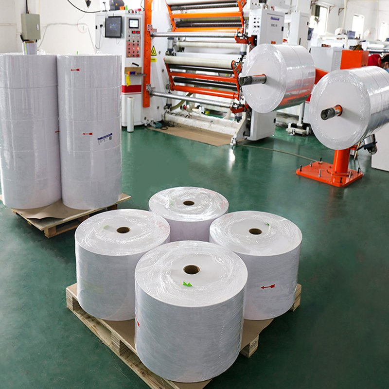 Factory Manufacture Permanent Self Adhesive Sticker Label Thermal Paper Rolls Material