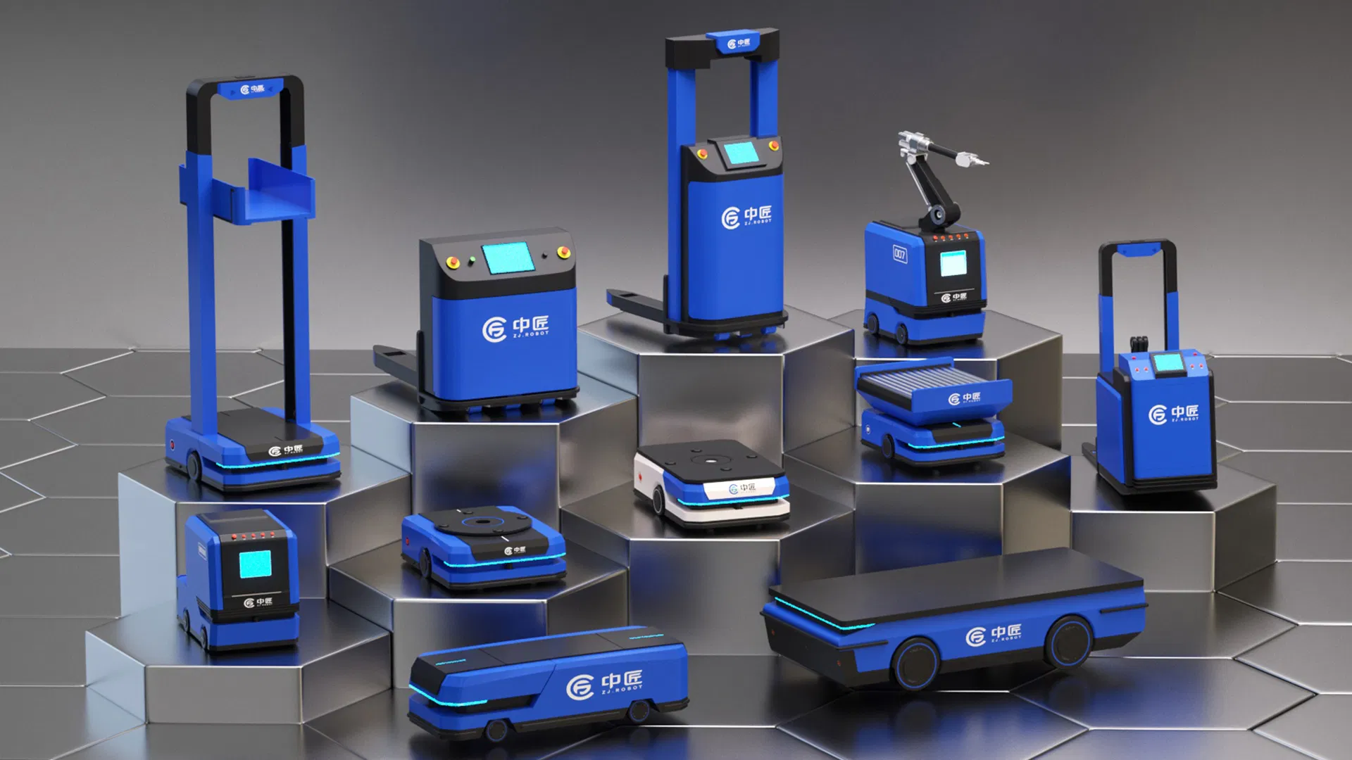 Unmanned Forklift Agv - Intelligent Handling Robot with 100kg to 2000kg Capacity