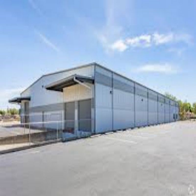 H Section Column Lightweight Steel Structure Clean Span Portal Frame Workshop