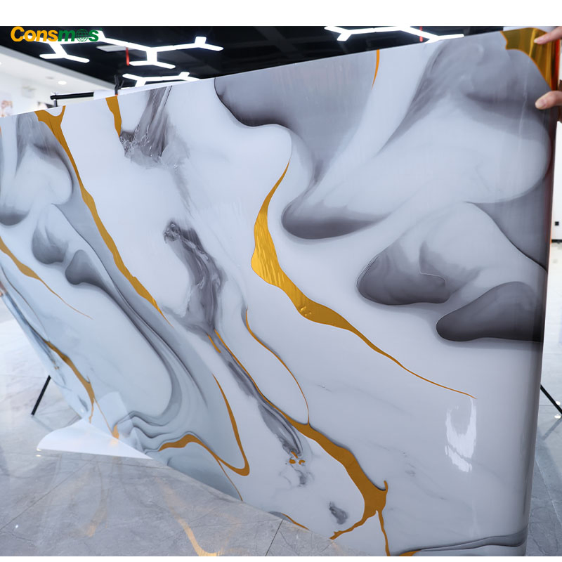 High Quality Waterproof Marble Peel and Stick Wall Sticker 3D Vinyl Self Adhesive Bathroom PVC Wallpaper