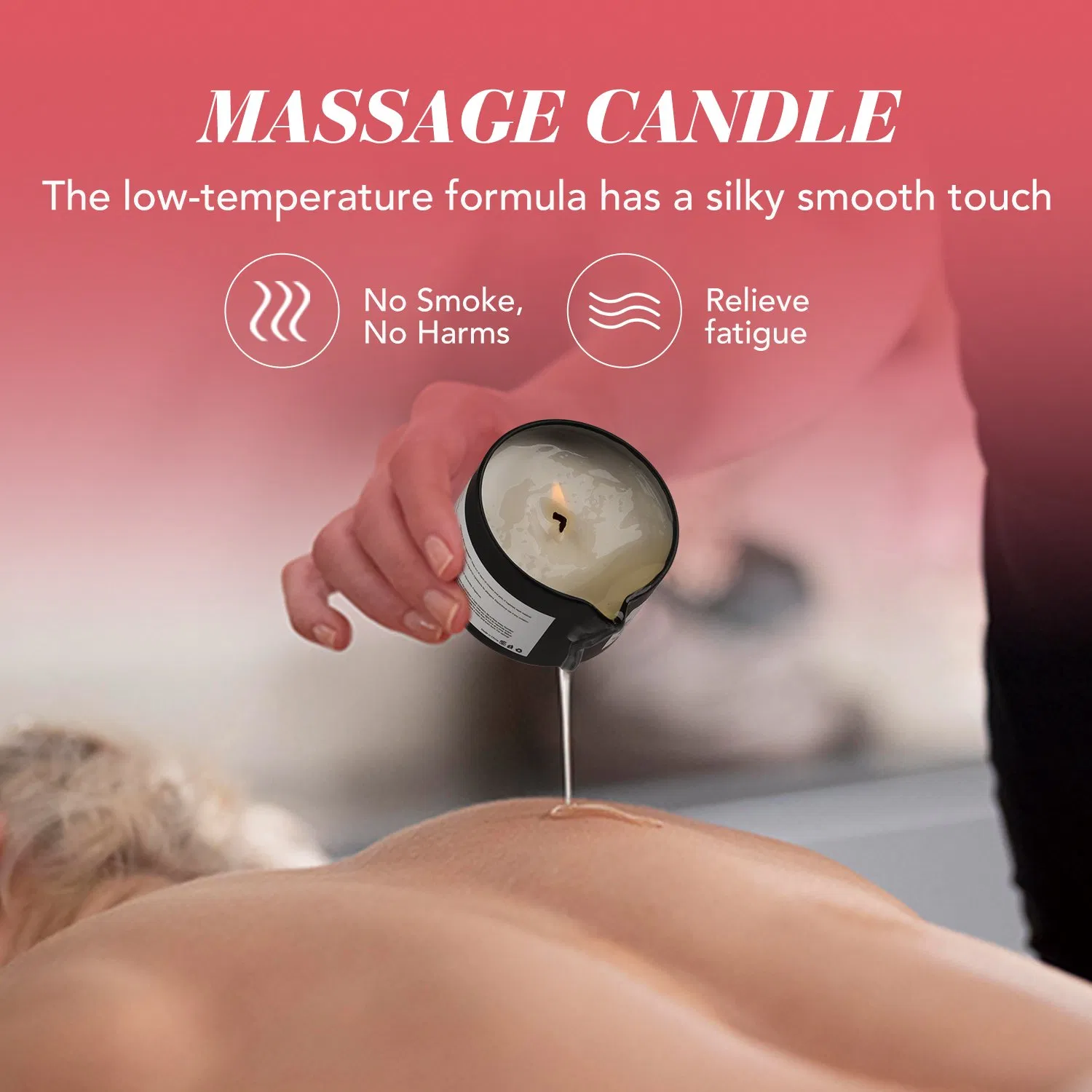 Natural Soy Aromatherapy Massage Candles and Oils for Relaxation Bliss