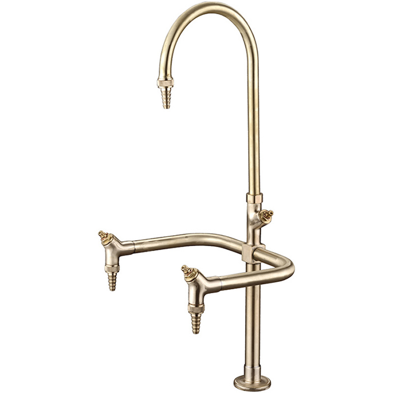 Тройной лабораторный кран с термостатом