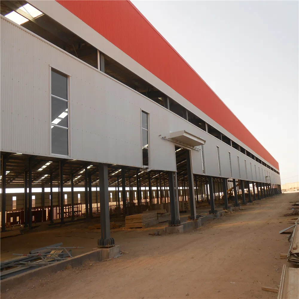 Modern Steel Structure Workshop with CE Certification and Quality Features
