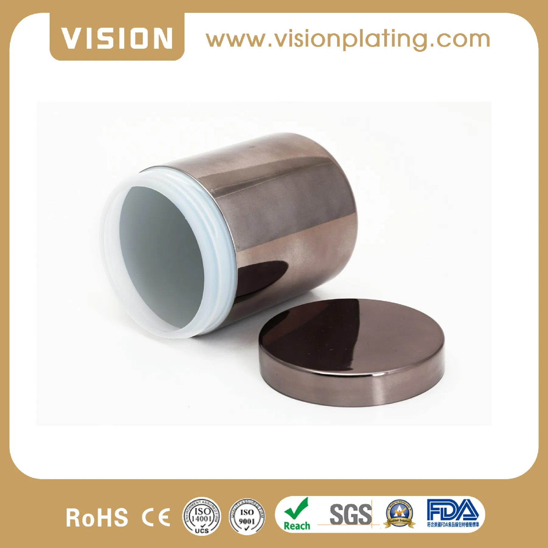 Glossy 20oz Packaging Cosmetic Bottles with Screw Lid