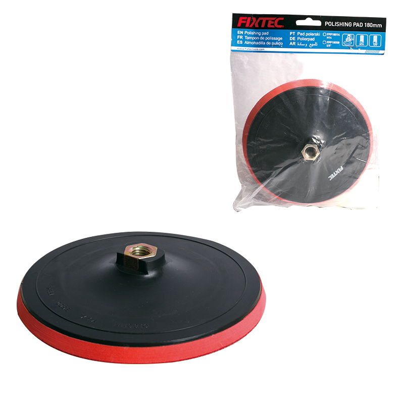 Fixtec Rubber Pads 7 Inch Rubber Back Holder, Backer Pads for Diamond Polishing Pads