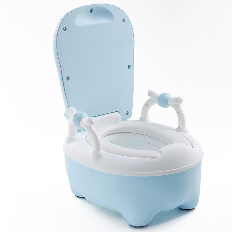 Portable Cute Design Car-Shaped Plastic Kids Urinal with PU Pad for Infants