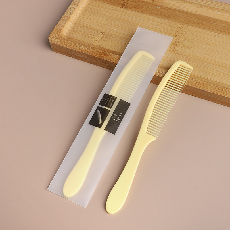 Hotel Using Single-Use Toothbrush Set with Toothpaste