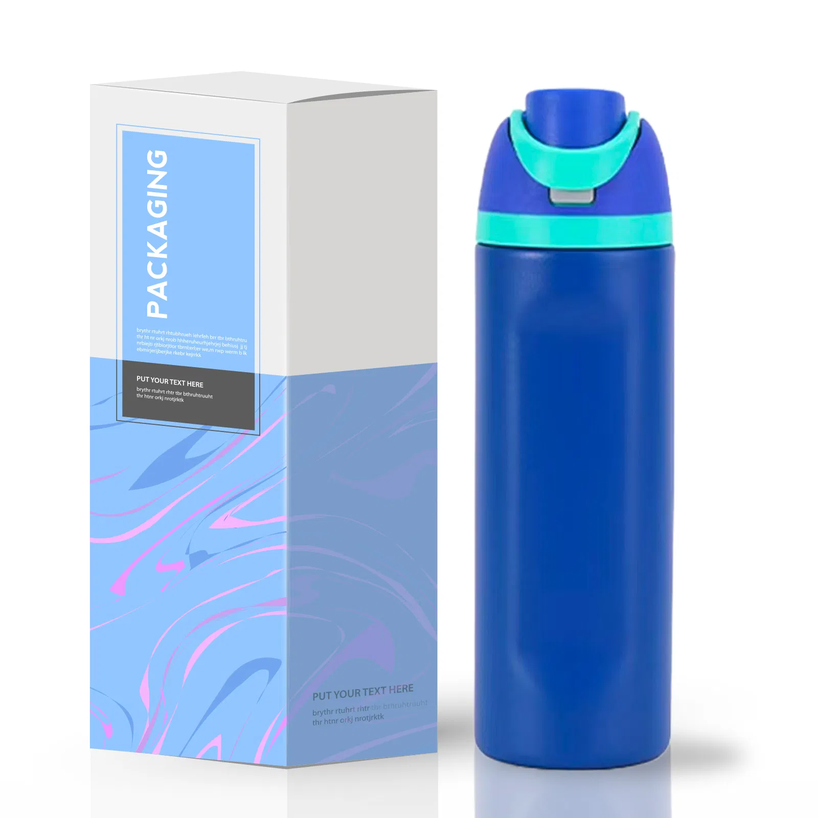 Термокружка 19oz с вакуумной изоляцией и крышкой One-Touch