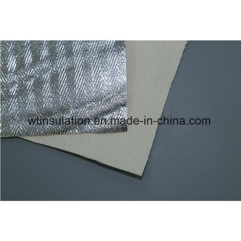 Green Acrylic High Temperature Resistant Aluminum Foil Cloth Heat Resistant