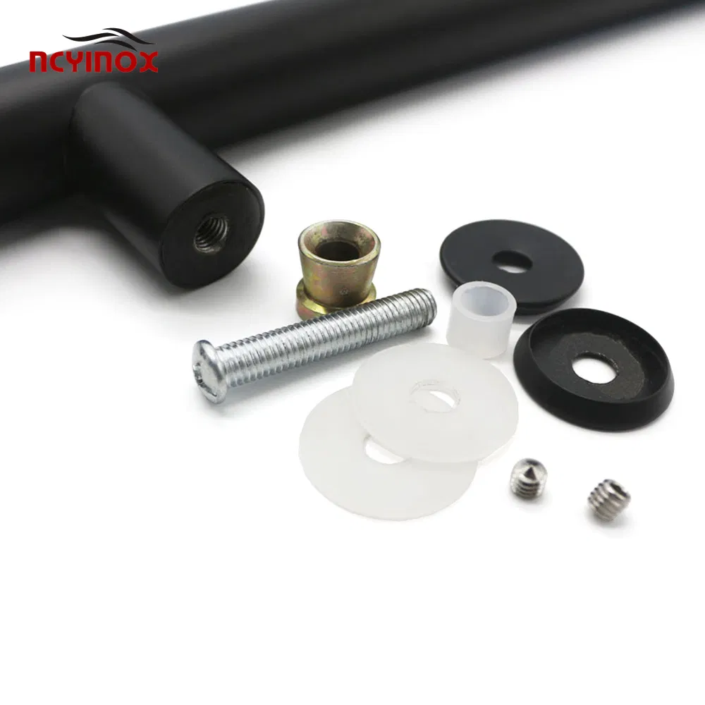 Round H Shape 304 Stainless Steel Door Pull Push Handle for Glass Door/Wooden Door with Matte Black