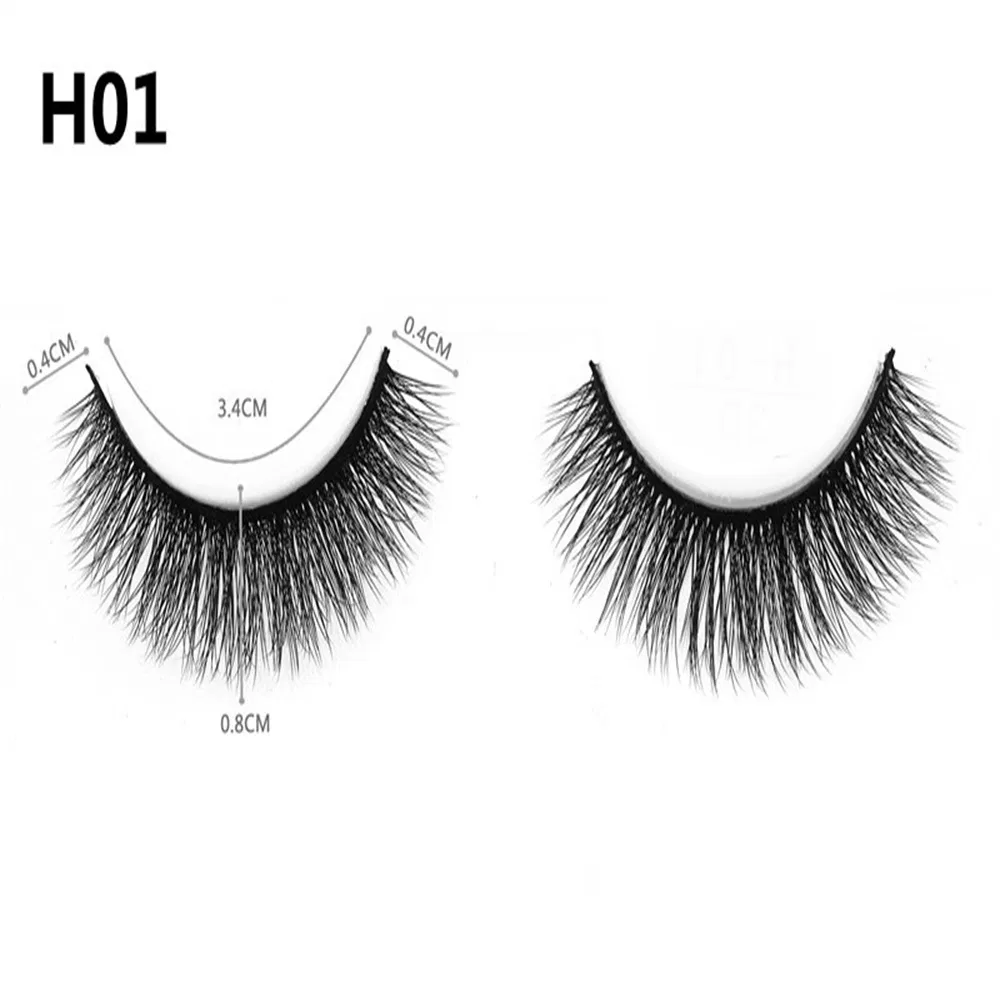 5pairs 3D Eye False Eyelashes Natural Thick Fluffy False Eyelashes Sets