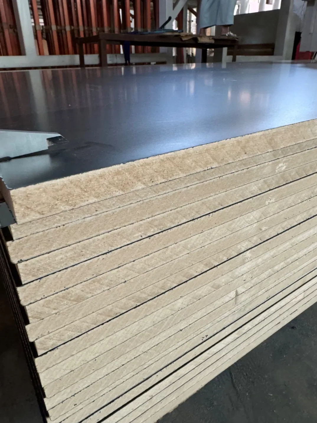 Fabricante 15mm MDF Board Alto Brillo Por Muebles Oficina Y Mesas Estancias Cocinas