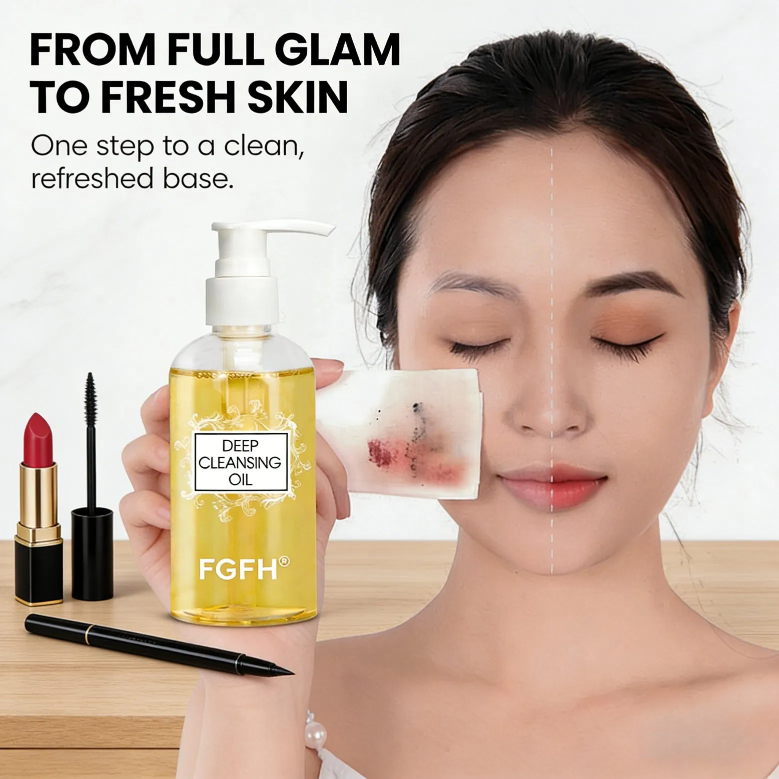 Makeup Remove Facial Acne Purifying Clean Pores Deep Cleansing Oil Control Cleansing Oil