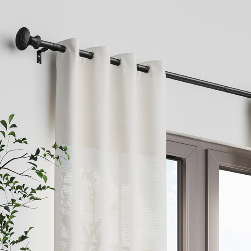 Factory Windows Curtain Rods and Accessories Metal Adjustable Curtain Rod Set
