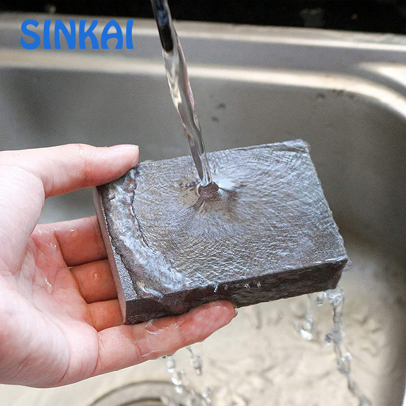 120*100*12mm Wet & Dry 60-1000 Grit Double Abrasive Side Foam Sponge Sanding Block