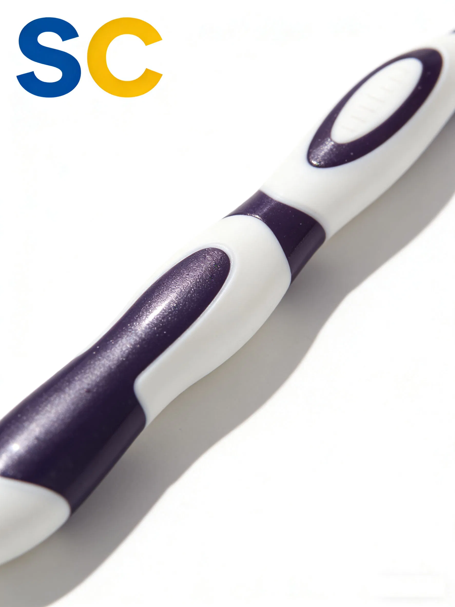 Beautiful Plastic Manual with Personalized Logo Color Contrast Design OEM Toothbrush