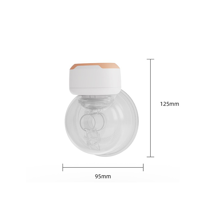OEM Lectric Breast Pump Hands Free Wearable Portable Breastfeeding Bottles Wireless Hospital Grade Quiet Anti-Leaking with Voice Broadcast Heating 4 Mode 12 L