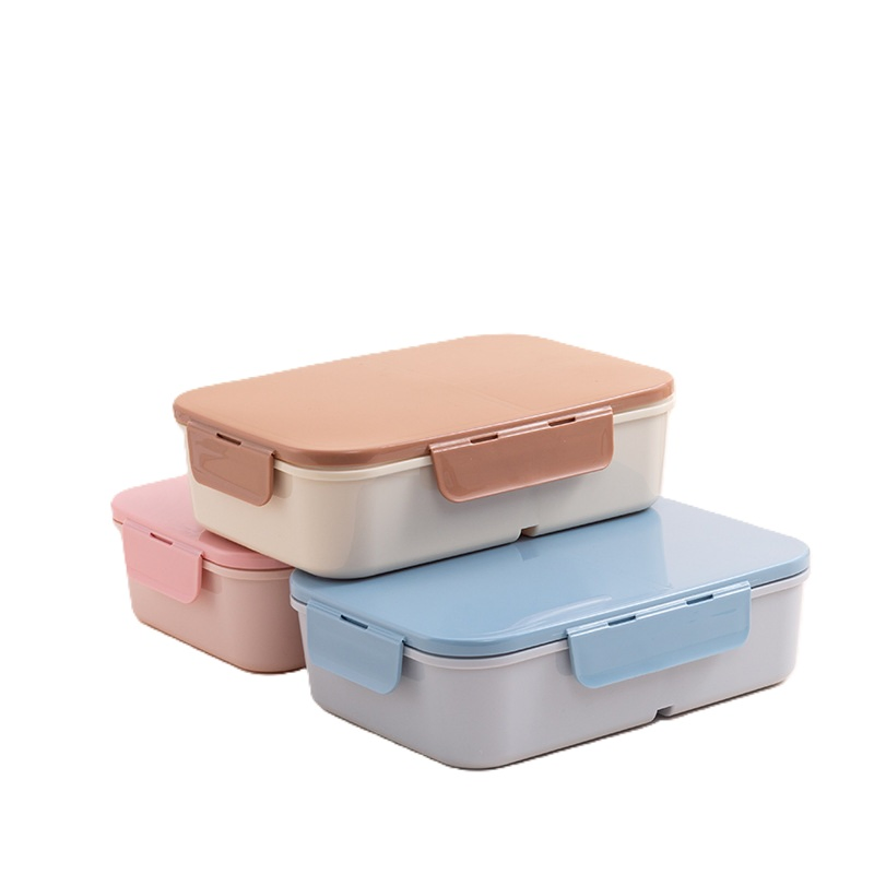 Lightweight Portable Large-Capacity Microwave-Safe Lunch Box for Picnics