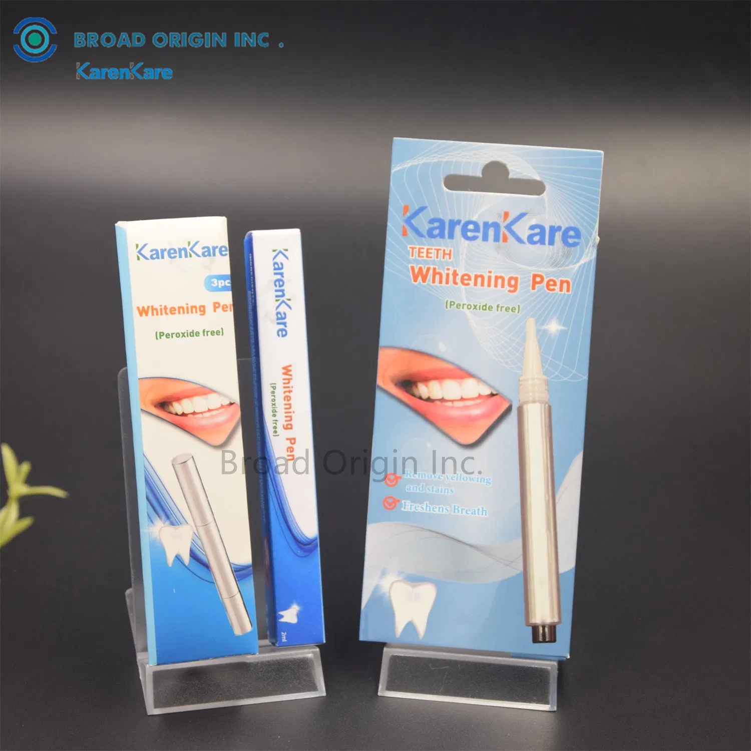 Private Label Teeth Whitening Pen Aluminum/Plastic Whitening Pen with Custom Logo/Package (CE Approved) Clean Teeth Toothbrush