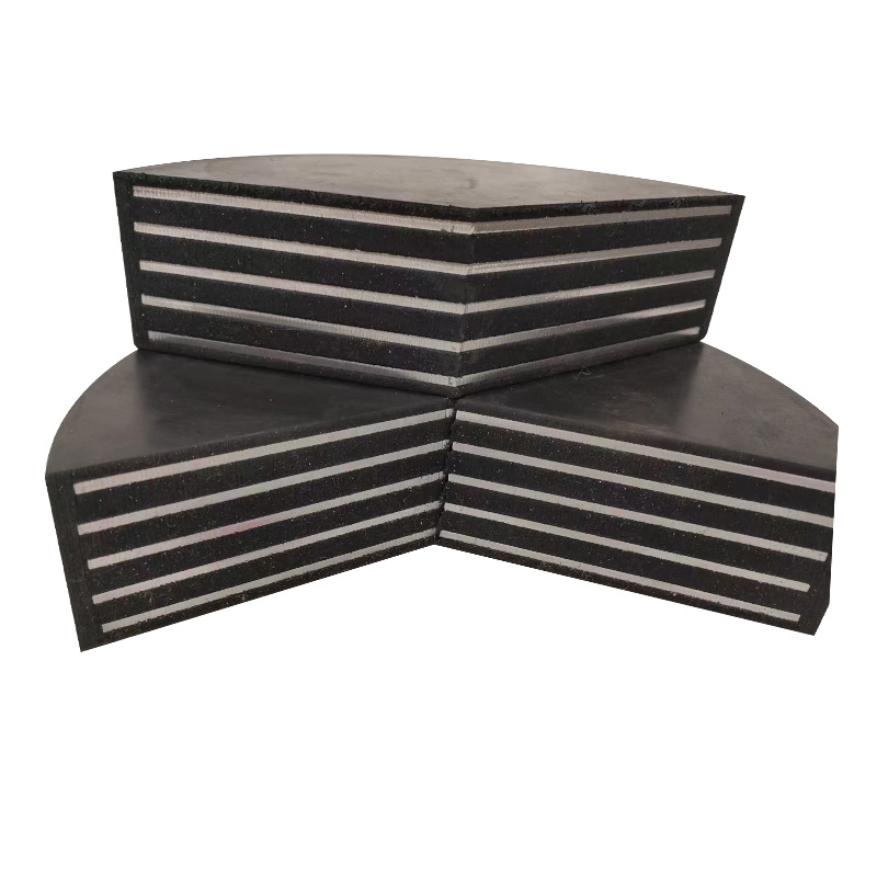 Natural Rubber Laminated Elastomeric Bearing Pads Bridge Rubber Seismic Isolation Bearings for Bridge and Building Support