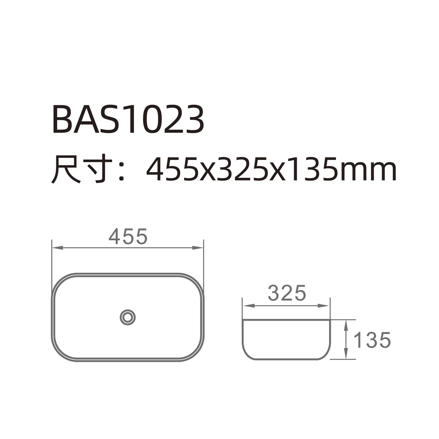 Wholesale Sanitary Black & White Color Basin Art Ceramic Table Top Wash Basin