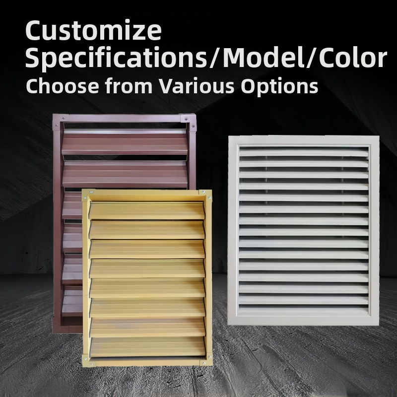 Premium Smart Electric Aluminum Ventilation Louver System for Optimal Airflow