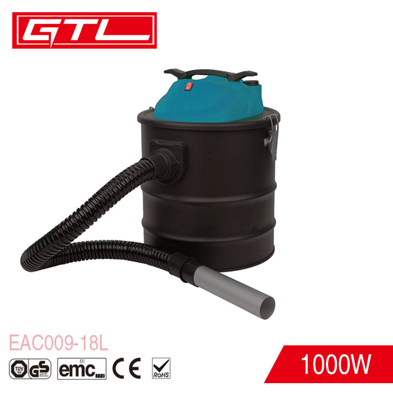 1000W Household Fireplace Ash Vacuum Cleaner with High Efficiency Dust-Shaking Function