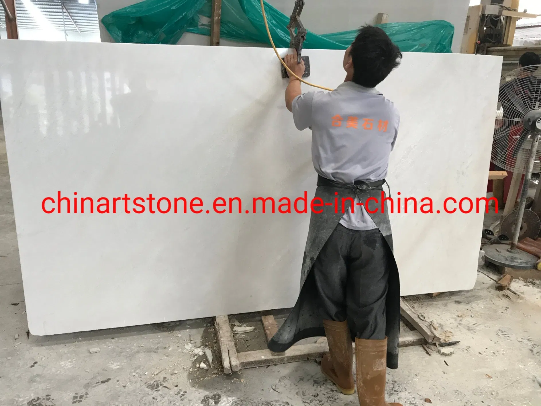 China Nature Snow White Marble for Slab and Tiles