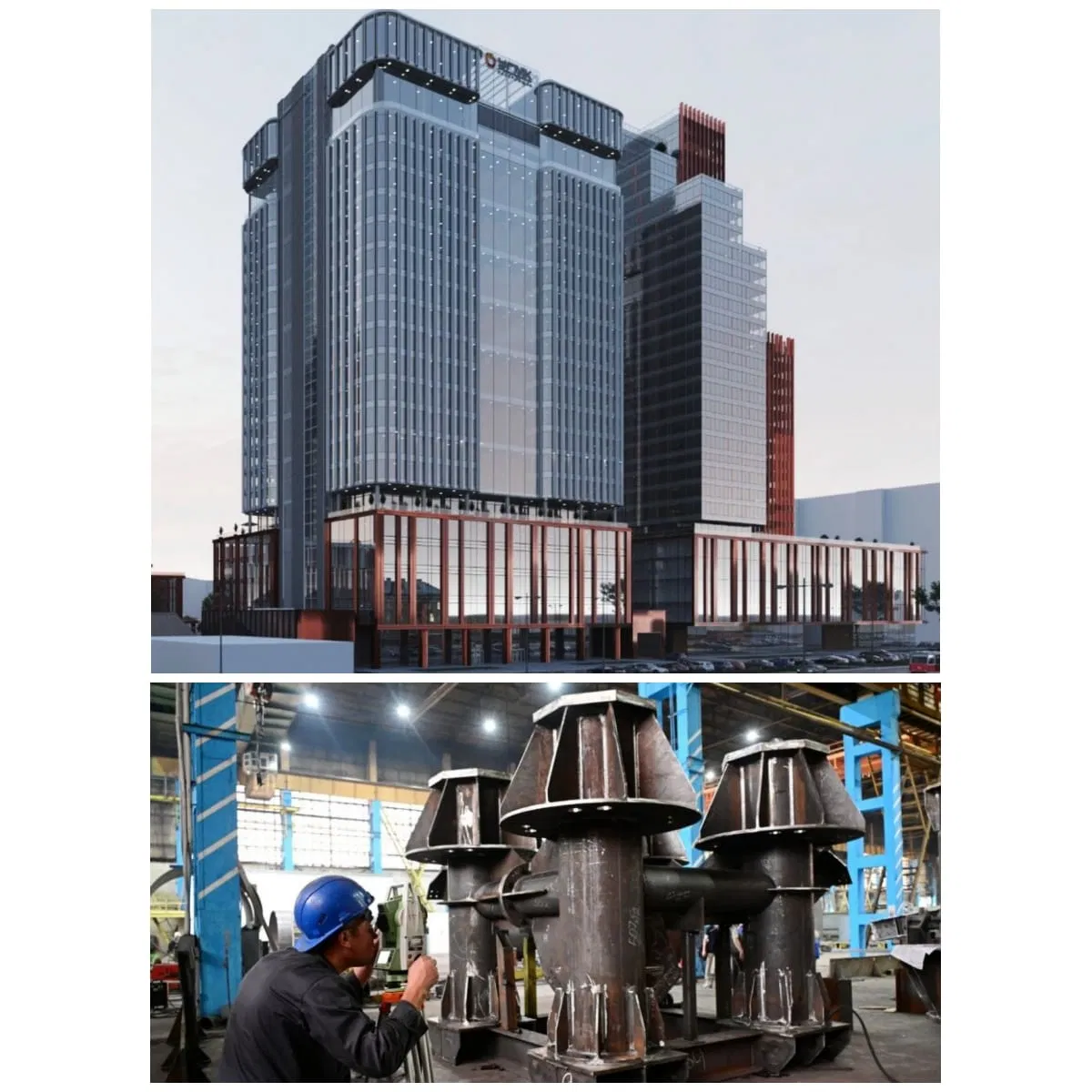 Factory Prefabricated Multi-Story/ Hi-Rise Steel Structure Building