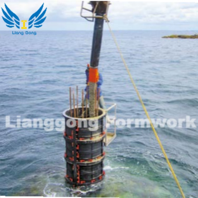 Doka Supplier Construction Material ABS Plastic Circular and Elliptic Column Formwork for Concrete Casting