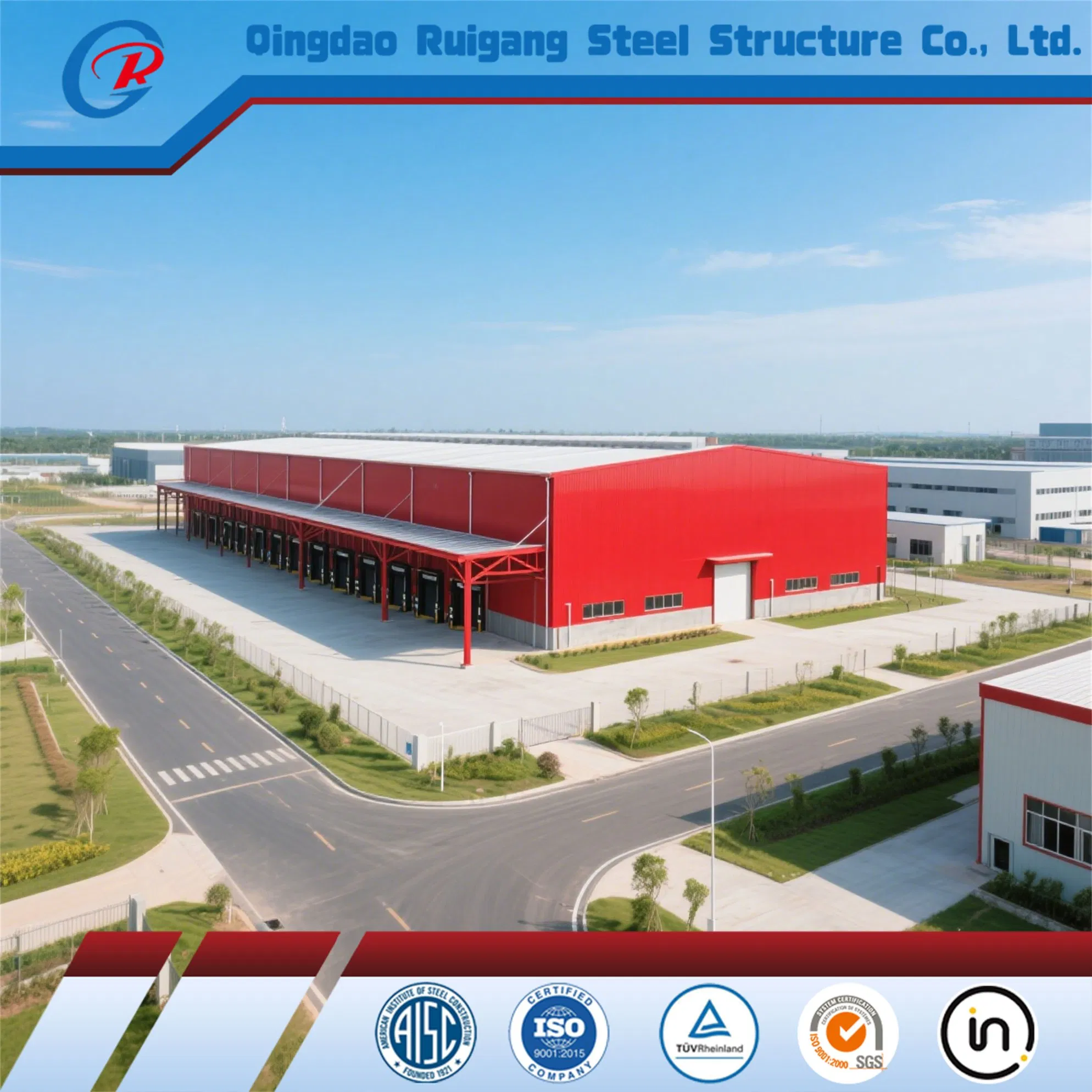 Low Cost Factory Light Steel Frame Workshop Structure Shed