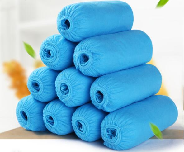 Blue Disposable Cheap High Quality PP Non Woven Non Skid Shoe Cover