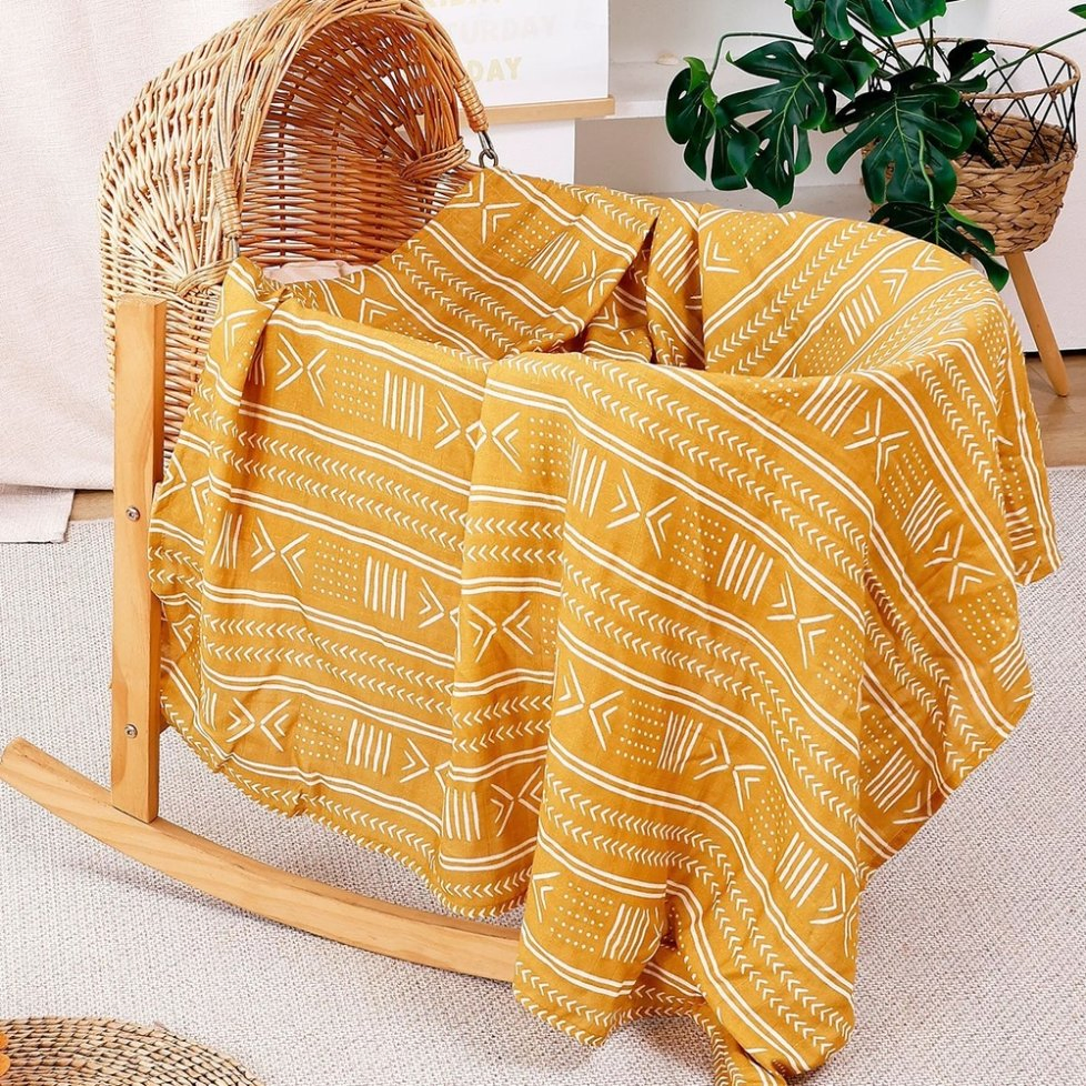 Детское одеяло Happy Flute 120x110 см, хлопок, мультяшный принт