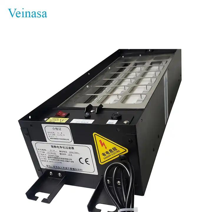 Dz-W Ventilation Tuyere Micro Electrostatic Air Cleaner HVAC Sterilization Home Air Filter Unit Purifier for Hospital