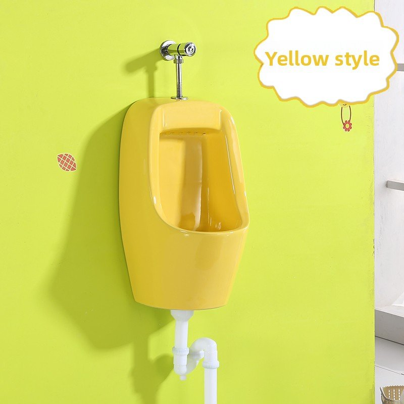 Innovative Children's Ceramic Urinal with Sensor Activation for Preschools
