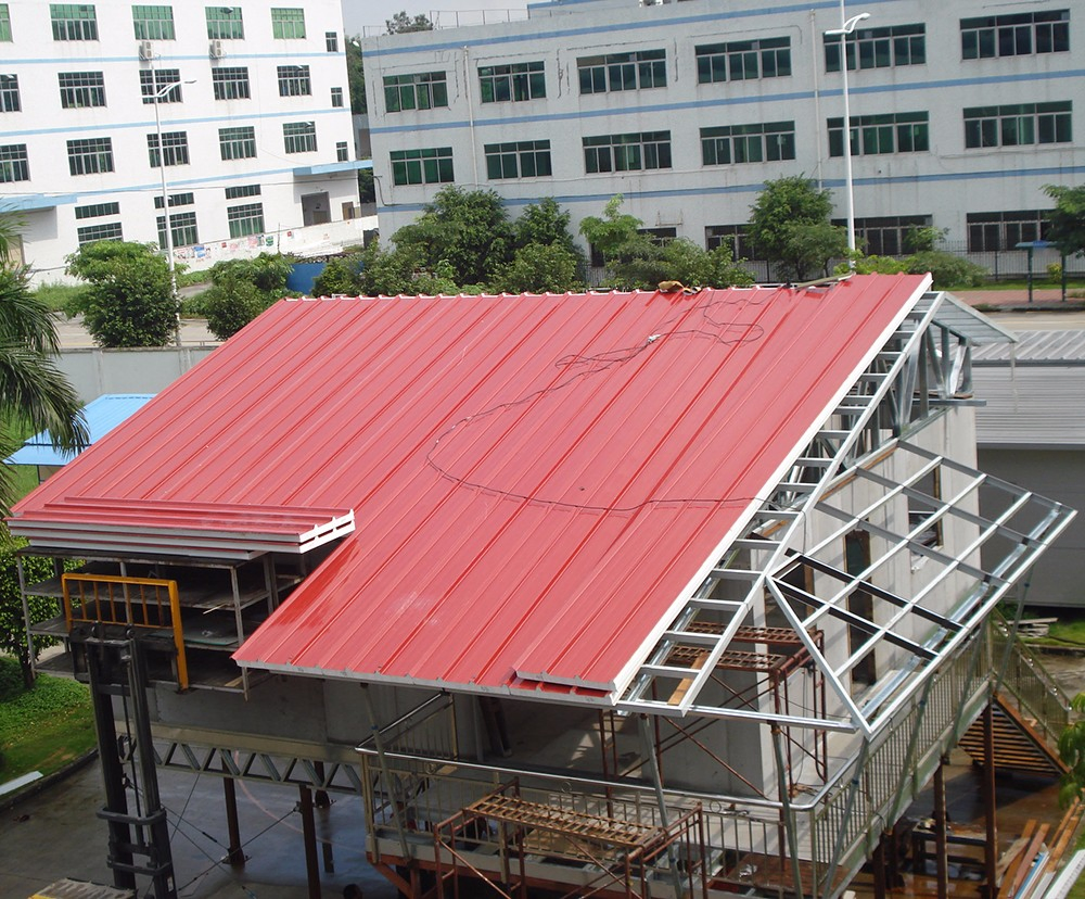 Light Weight Fireproof Structural Insulated Wall/Roof Polystyrene EPS Sandwich Panel for Prefab House/Factory/Warehouse